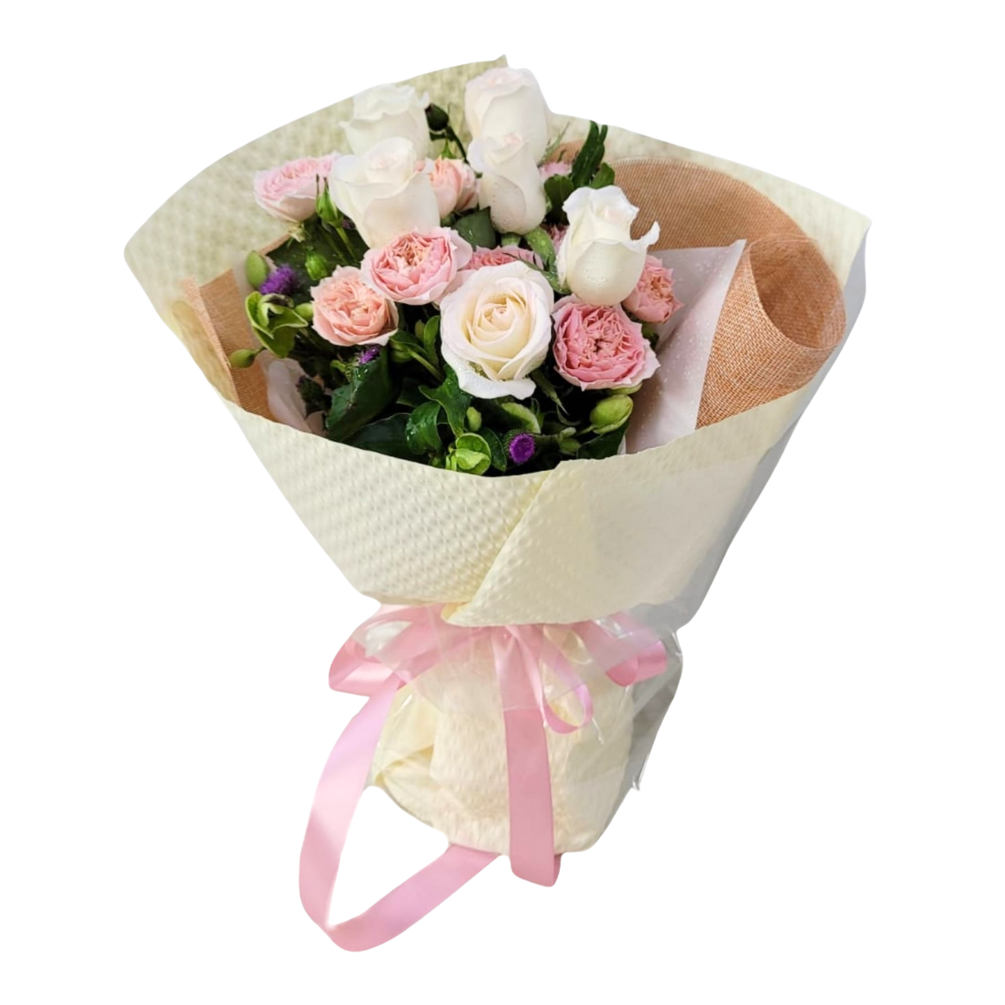格蘭花店 - 鮮花花束 (玫瑰及其他襯花) [FB092]