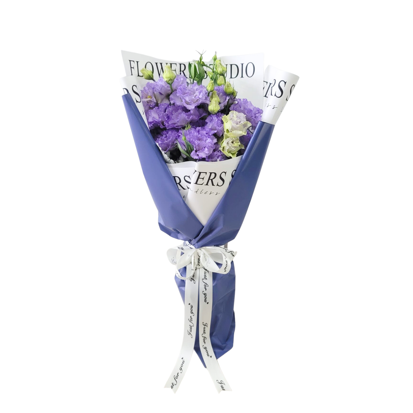 格蘭花店 - 鮮花花束 (精裝淺紫桔梗10支裝) [GF00213]