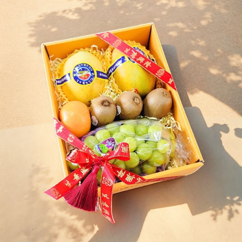 格蘭花店 - 水果生果禮籃 果籃 商務禮盒 [GF00265]